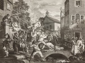 Quattro stampe di un