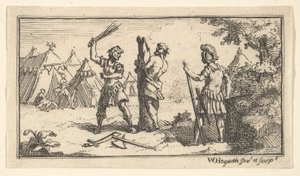 Fustigazione John Beaver, Punizioni Militari Romane da William Hogarth
