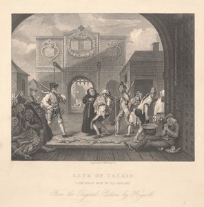 Porta di Calais, inciso da William Radclyffe (1783-1855)