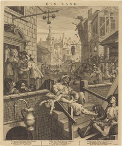 Gin Lane da William Hogarth