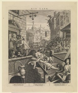 Gin Lane da William Hogarth