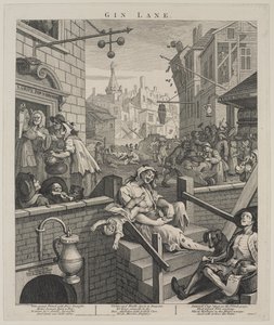 Gin Lane da William Hogarth