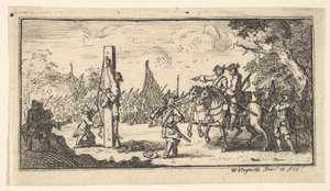 Appeso per i pollici, punizioni militari moderne da William Hogarth