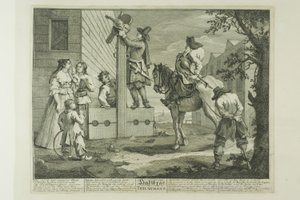 Il trionfo di Hudibras, quarto piatto di Hudibras da William Hogarth