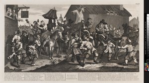 Hudibras e lo Skimmington da William Hogarth