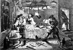 Illustrazione dal poema Hudibras, di Samuel Butler, 1726