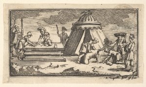 Orzo emesso invece di grano [prima versione] John Beaver, Punizione militare romana da William Hogarth