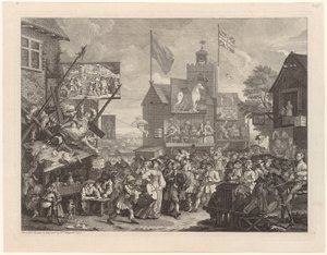 Fiera a Southwark da William Hogarth