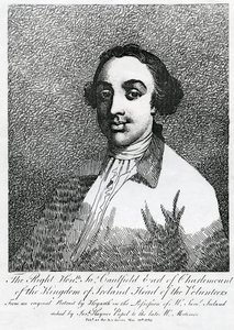 James Caulfield, 1° Conte di Charlemont, inciso da Joseph Haynes, 1782 da William Hogarth