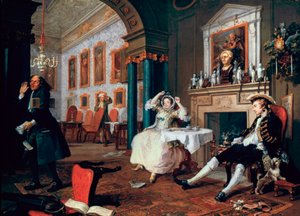 Marriage A-la-Mode: 2. Il tête-à-tête, 1743