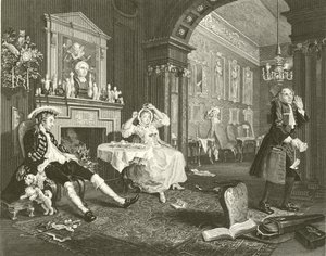 Il matrimonio alla moda da William Hogarth