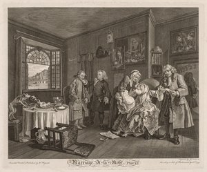 Matrimonio alla moda: La morte della contessa, 1745