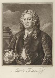 Martin Folkes da William Hogarth