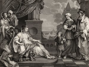 Mosè davanti alla figlia del Faraone, da 