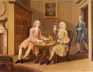 Mr Woodbridge e Capitano Holland da William Hogarth