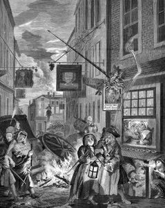 Notte - Londra da William Hogarth