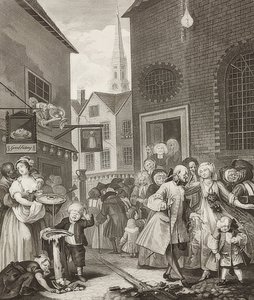 Mezzogiorno, da: Le quattro ore del giorno da William Hogarth
