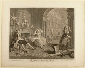 Tavola II, tratta da “Marriage à la Mode” da William Hogarth