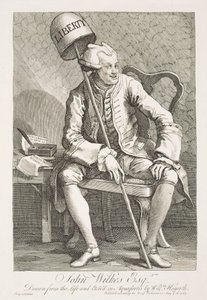 Ritratto di John Wilkes, Esquire da William Hogarth