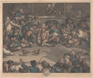 Sport Reale, Biglietto del Pozzo da William Hogarth