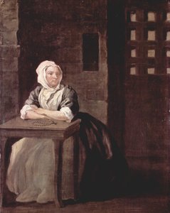 Sarah Malcolm (morta nel 1733) da William Hogarth