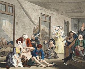 Scena a Bedlam, tavola VIII, da 