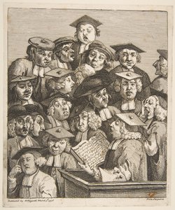 Studiosi a una lezione da William Hogarth