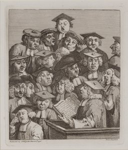 Studiosi a una lezione, 3 marzo da William Hogarth