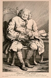 Simon, Lord Lovat, 1746 da William Hogarth