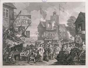 Fiera di Southwark da William Hogarth