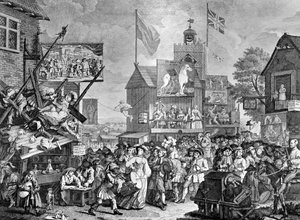 Fiera di Southwark, 1733 da William Hogarth