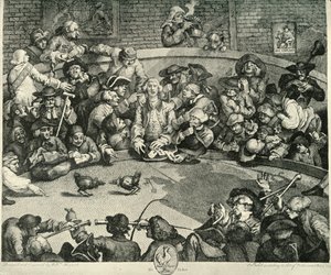 Sport nel XVIII secolo, c1720-1764, 1925 da William Hogarth