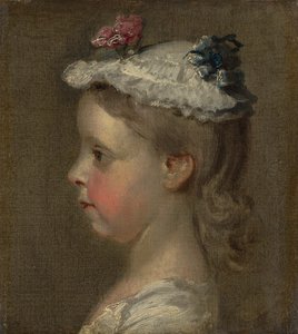Studio della testa di una ragazza