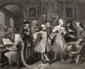 Circondato da artisti e professori, tavola II da 