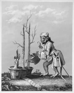 Coda, pezzo al catalogo degli artisti, 1761 da William Hogarth