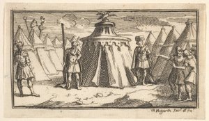 Rimozione della cintura militare o cintura John Beaver, punizioni militari romane da William Hogarth