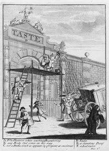 Gusto, o Burlington Gate, 1732 da William Hogarth