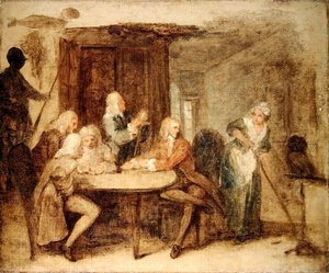 Gli antiquari da William Hogarth