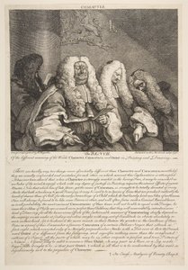 La panchina, settembre 1758 da William Hogarth