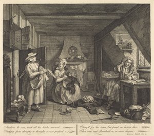 Il poeta angosciato da William Hogarth