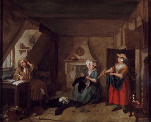 Il poeta angosciato da William Hogarth