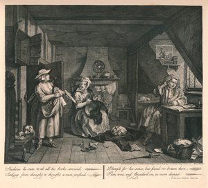 Il poeta in difficoltà, 1740