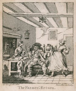 Il ritorno del contadino da William Hogarth