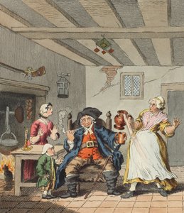 Il ritorno del contadino, illustrazione da 