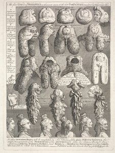 I cinque ordini delle parrucche, 15 ottobre da William Hogarth