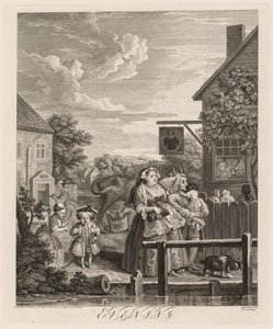 Le quattro ore del giorno: Sera da William Hogarth