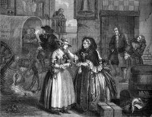 La carriera della prostituta di William Hogarth da William Hogarth