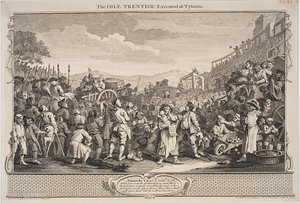 Il giovane pigro giustiziato a Tyburn