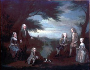 La Famiglia Jeffreys da William Hogarth