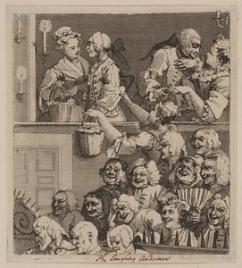 Il pubblico che ride da William Hogarth